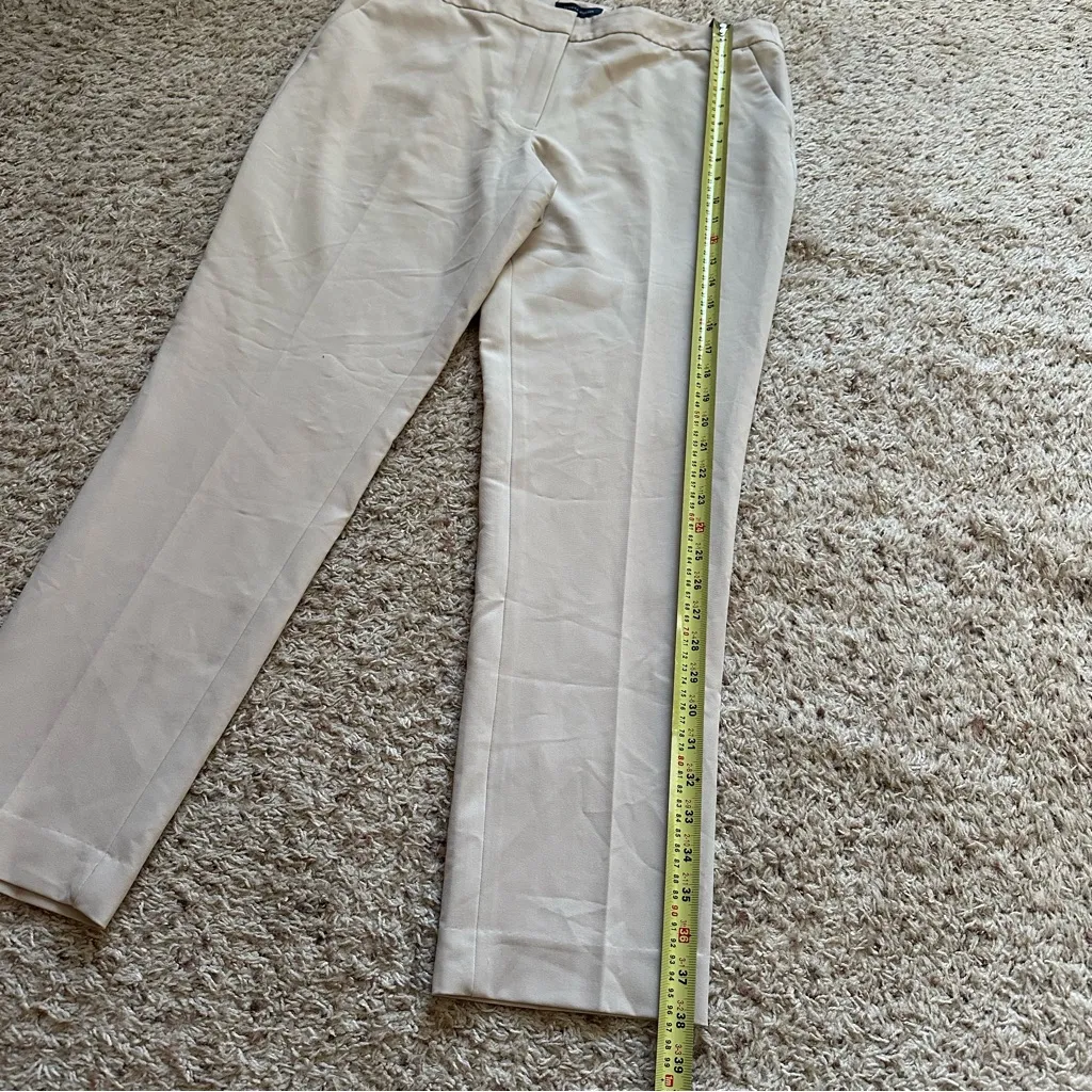 NWT Tommy Hilfiger Women's
Princeton slim ankle Modern Dress
Pants Khaki Sz 12 - Image 3