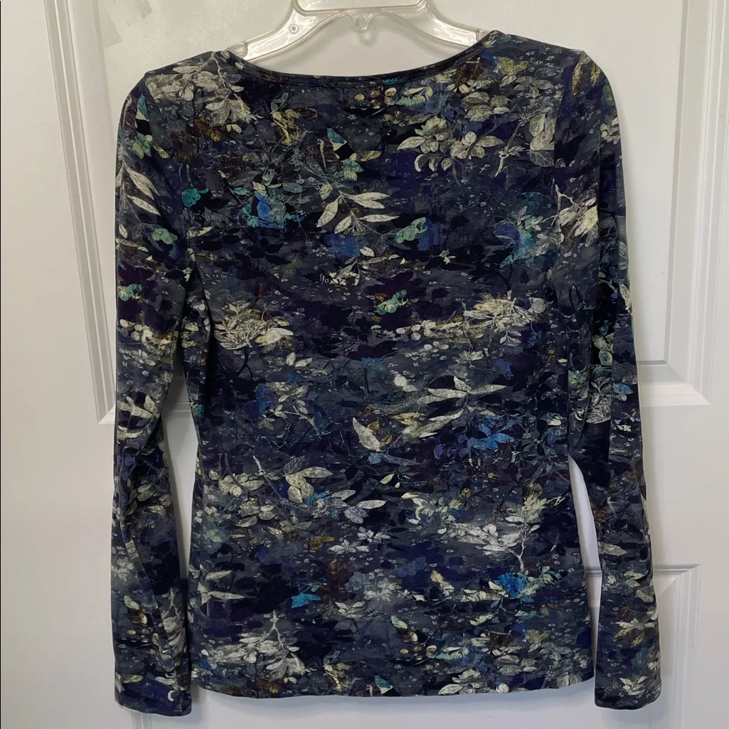 Peruvian Connection Water Color Pima Cotton Top Small - Image 2