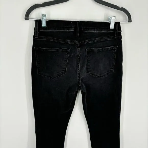 Frame Le Skinny De Jeanne Size 27 Brisbane Chewed Black‎ Stretch - Image 9