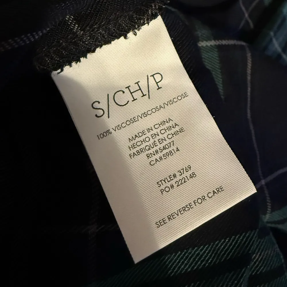 Cabi Women’s Sz Small Big Sur Green Plaid Top Flannel Button Up Style 3769 - Image 8