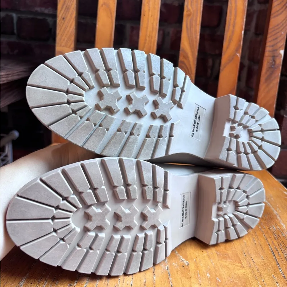 Dolce Vita womens Crisp chunky Lug sole loafers academia preppy office dune 7.5 Tan - Image 6