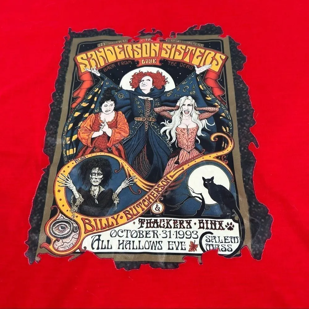 NWOT Sanderson Sisters large All Hallows’ Eve shirt 1993 unisex Black - Image 2
