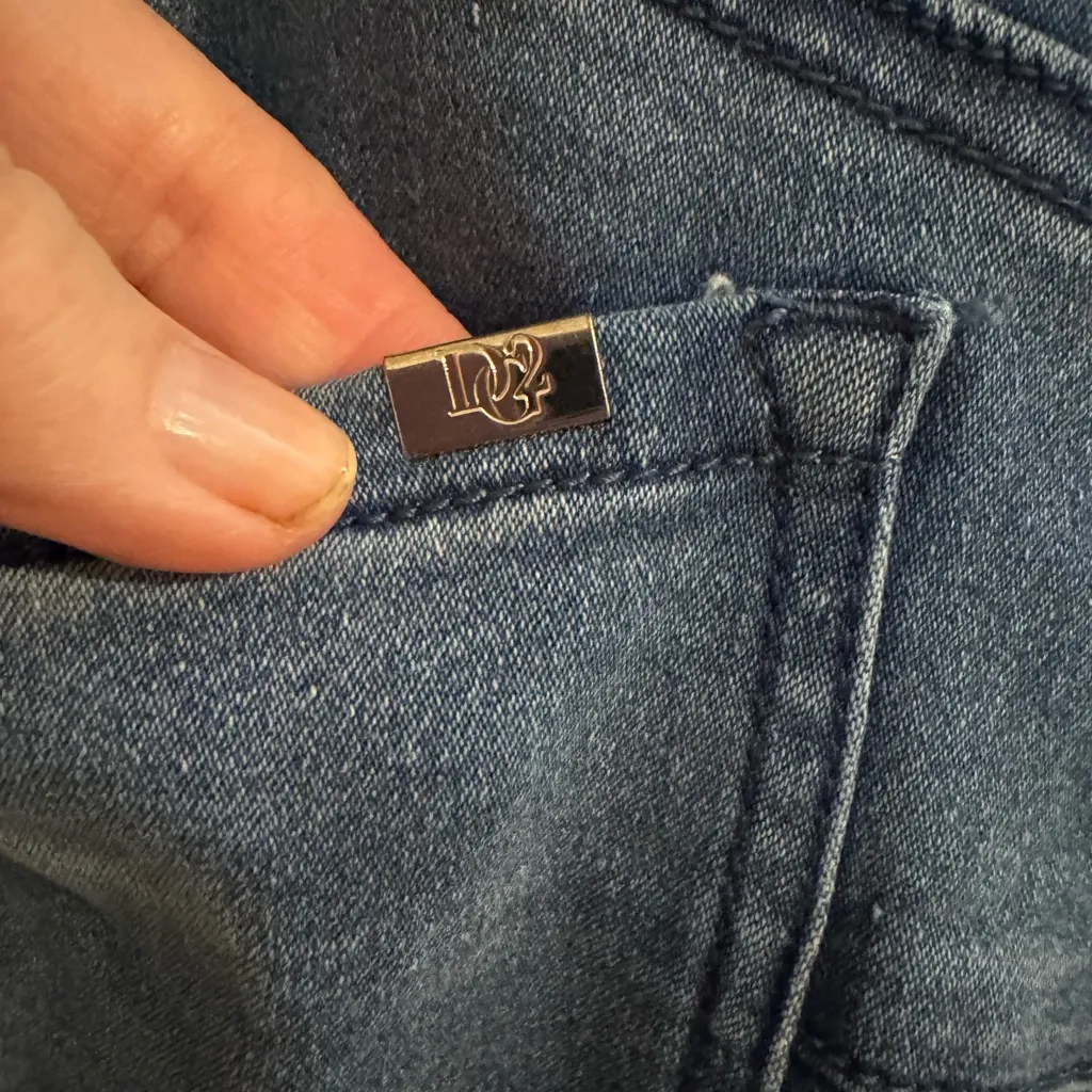 Diane Gilman DG2 Stretch Up-Lifter Light Wash Boot Cut Jeans Plus 22W Petite - Image 5