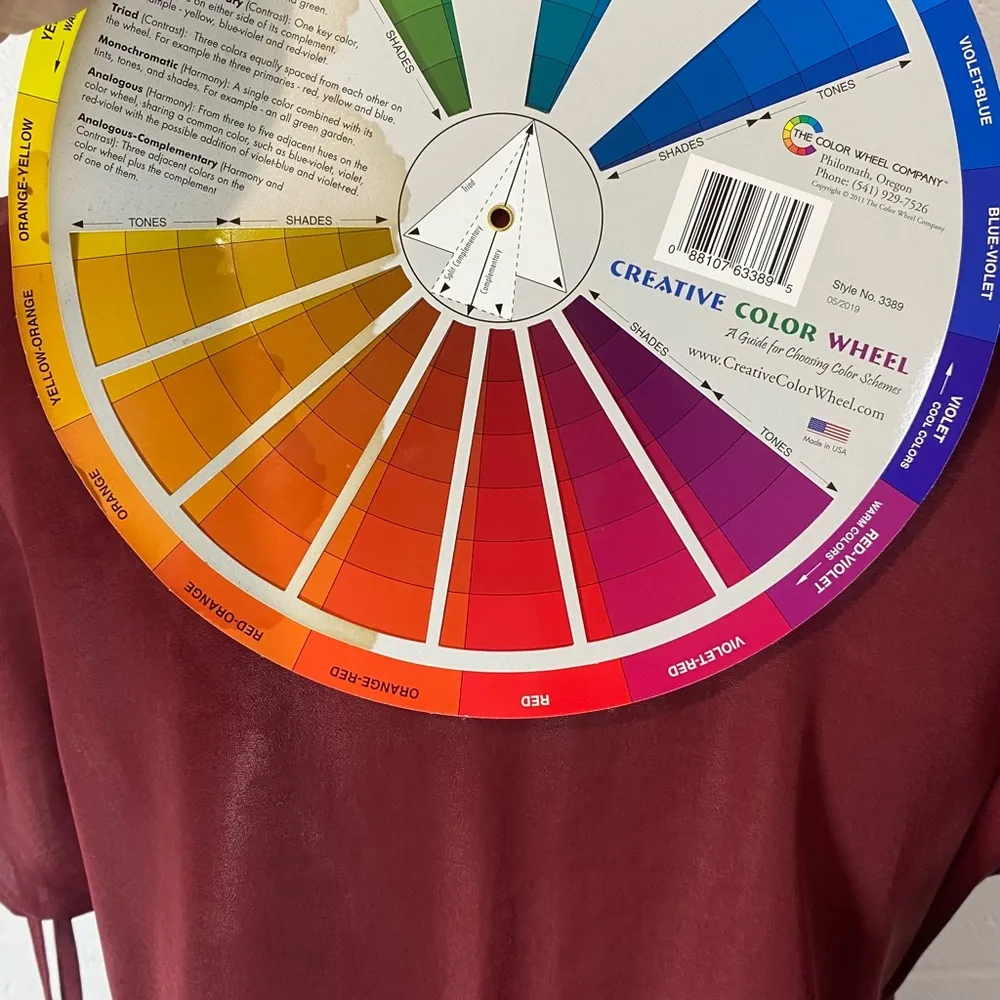 Modcloth Dark Red Short Sleeve Blouse with Drawstring Sleeves - Image 6