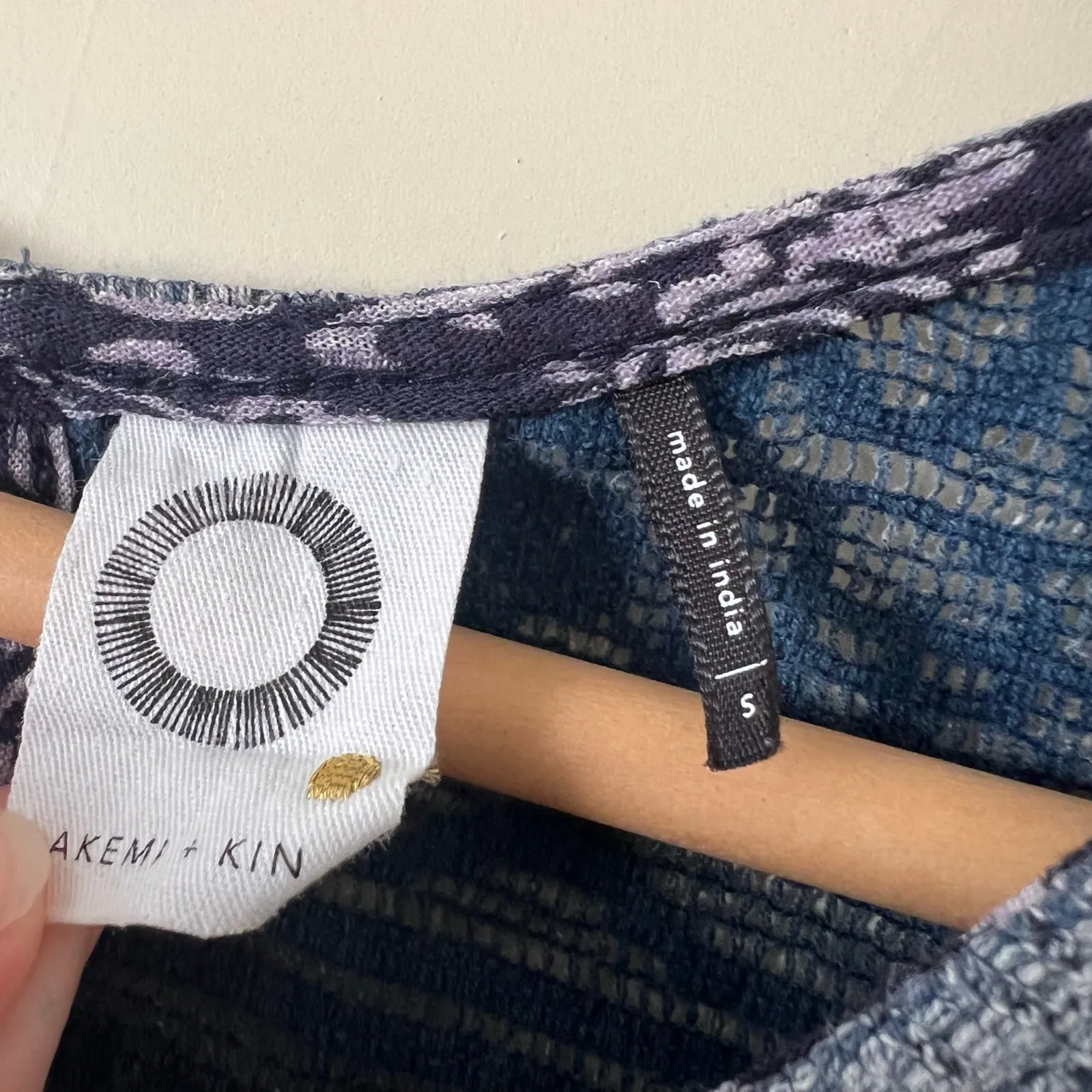 Anthropologie Marcella Peasant Top S Women's Blouse Purple Bell Boho Baby Doll - Image 4