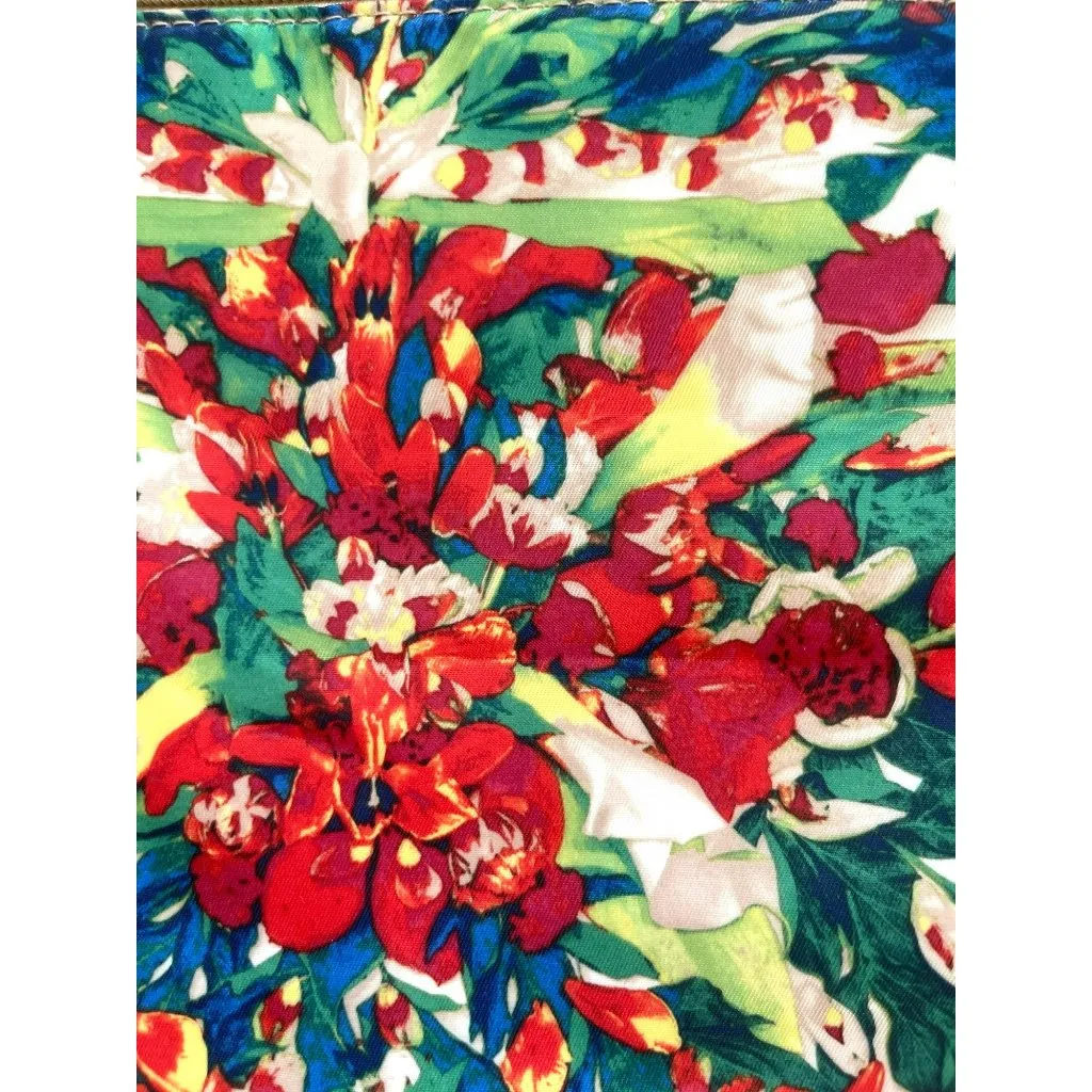 Nicole Miller Crossbody Bag Multicolor Floral Adjustable Strap Small Travel - Image 2