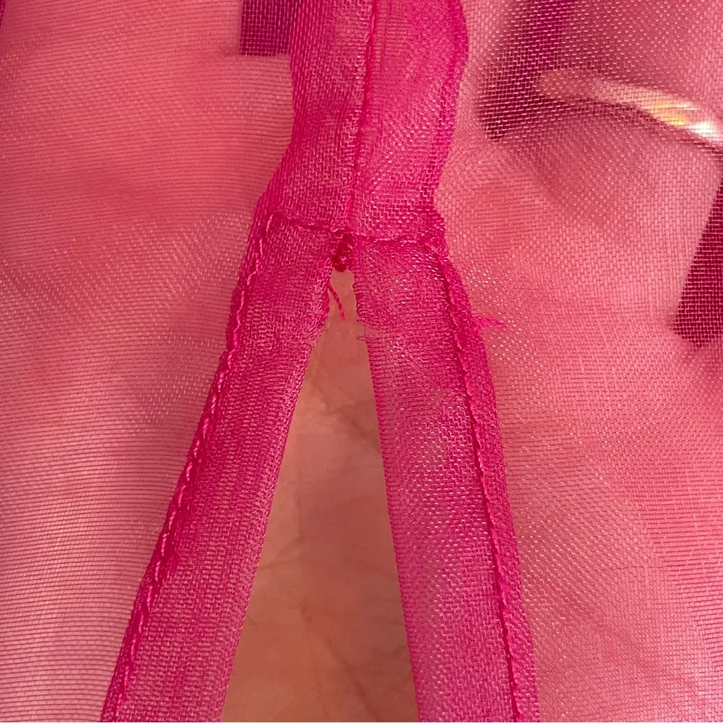 Vintage Jessica Howard Dress Y2K Pink Embroidered‎ Mini Petite 2 Deadstock NWT - Image 10