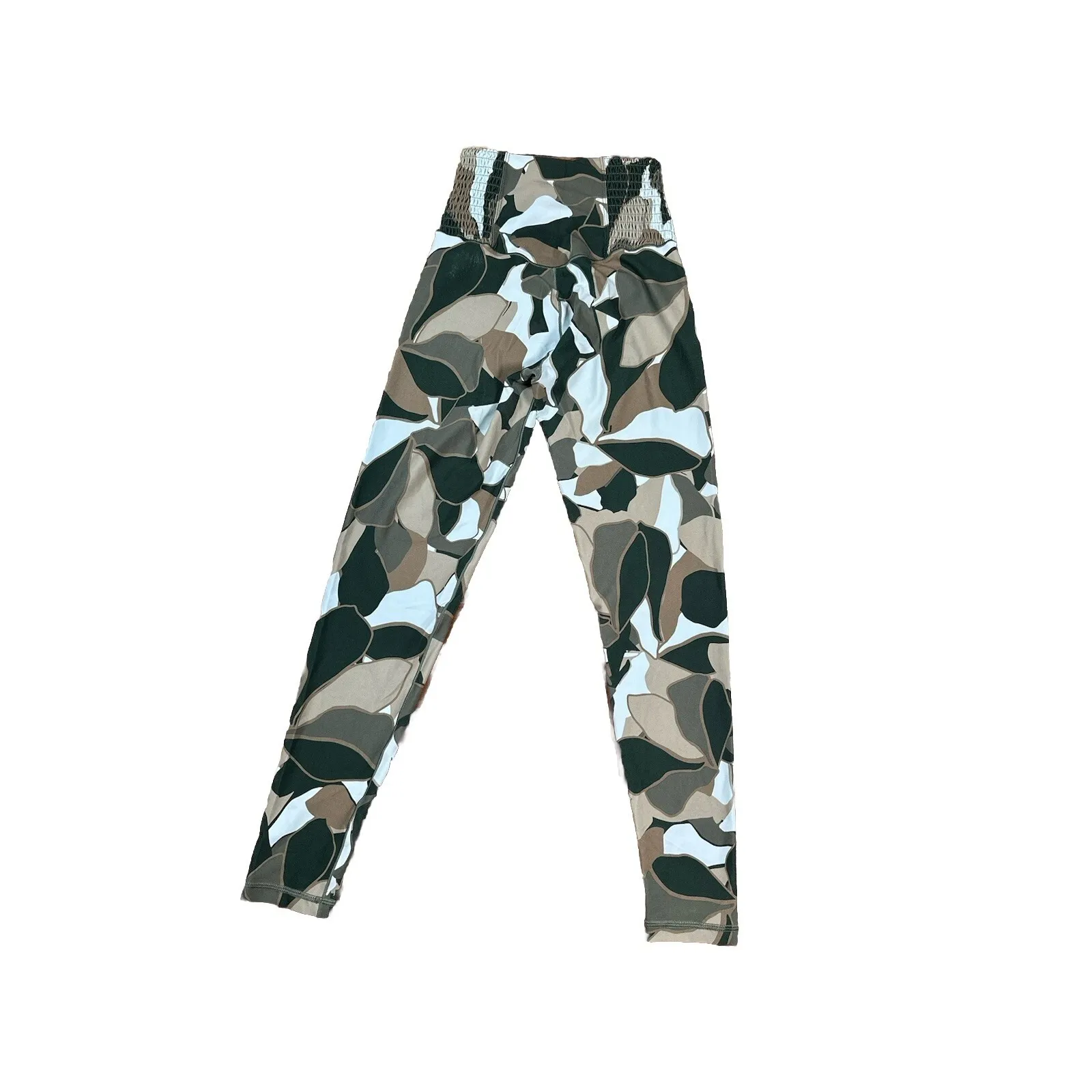 Aerie Offline Real Me 7/8 Green Print Leggings Size Small‎ - Image 4