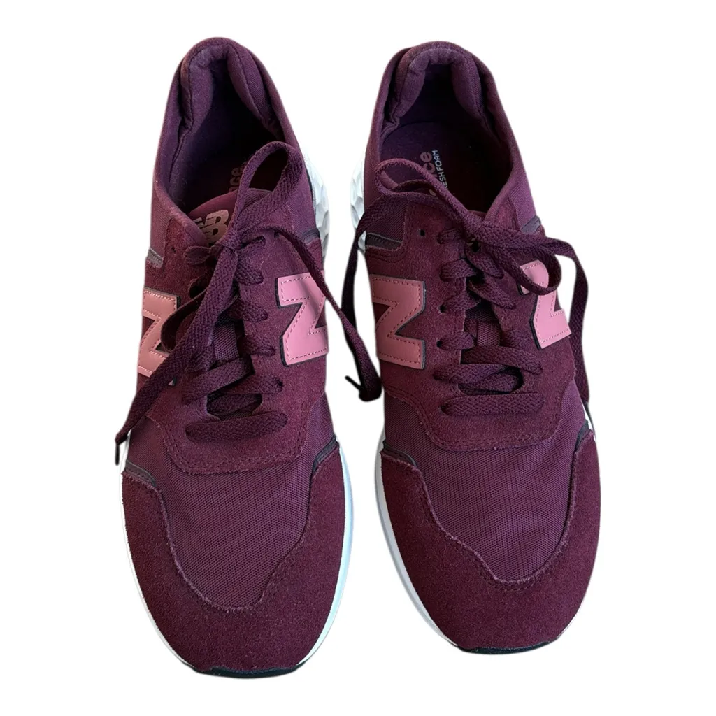 Like New Balance Fresh Foam X70 Sneakers Burgundy Size 10.5 - Image 2