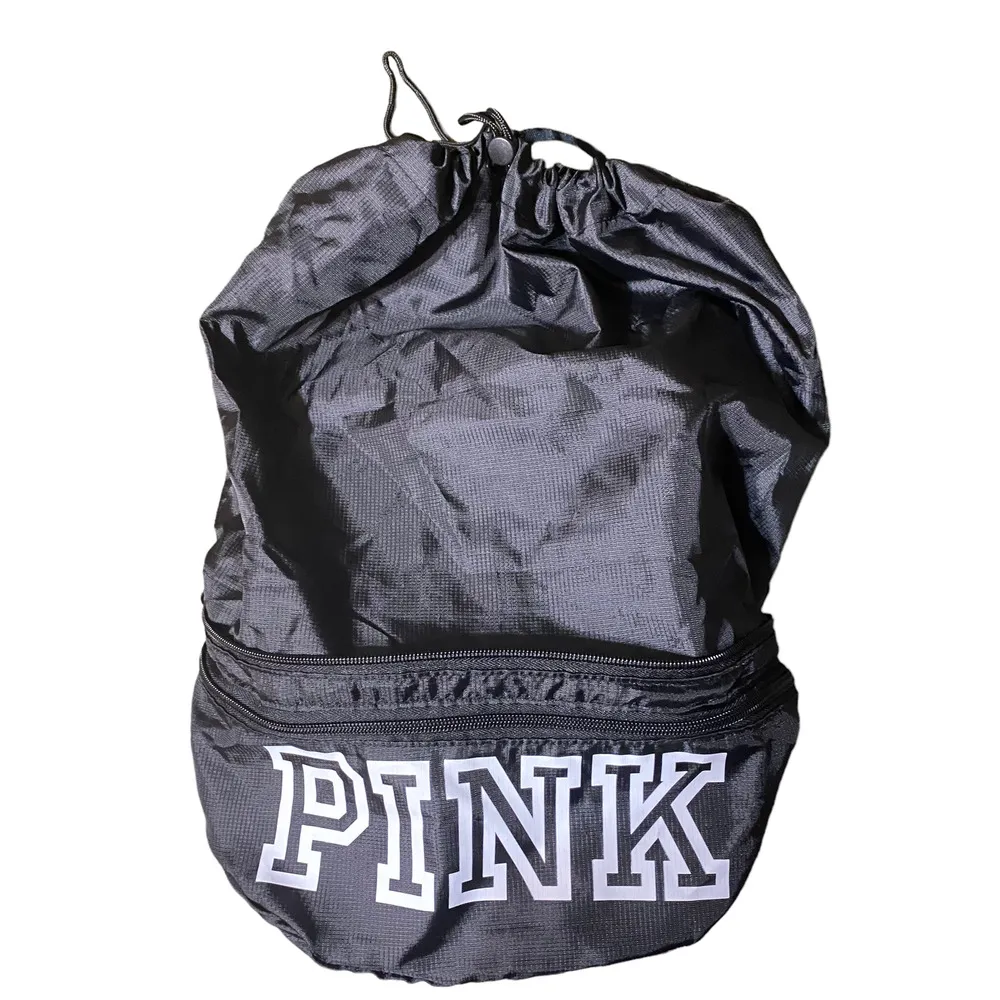 Victoria's Secret PINK Convertible Backpack/Fanny Pack Black/White - Image 8