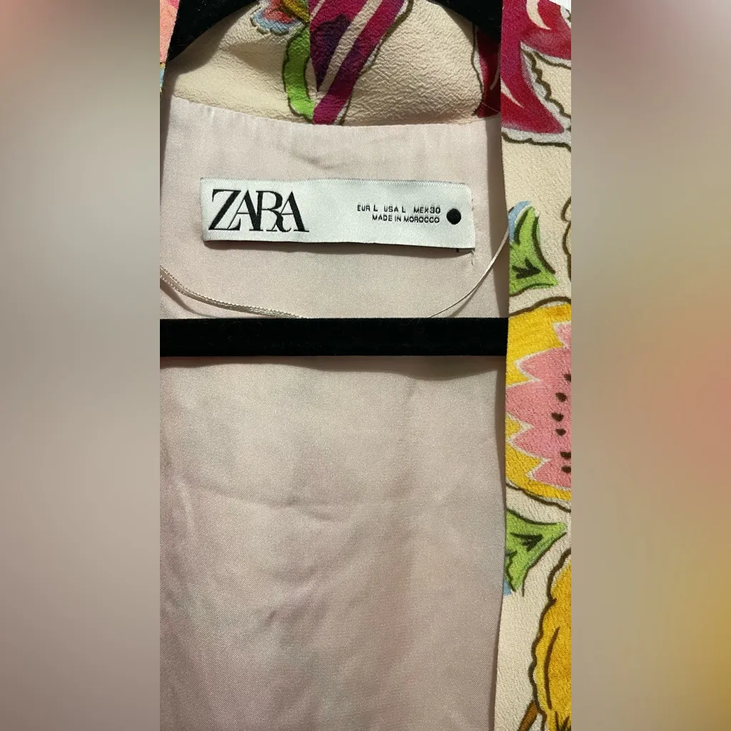 ZARA  Multicolor Patterned Robe - Image 6