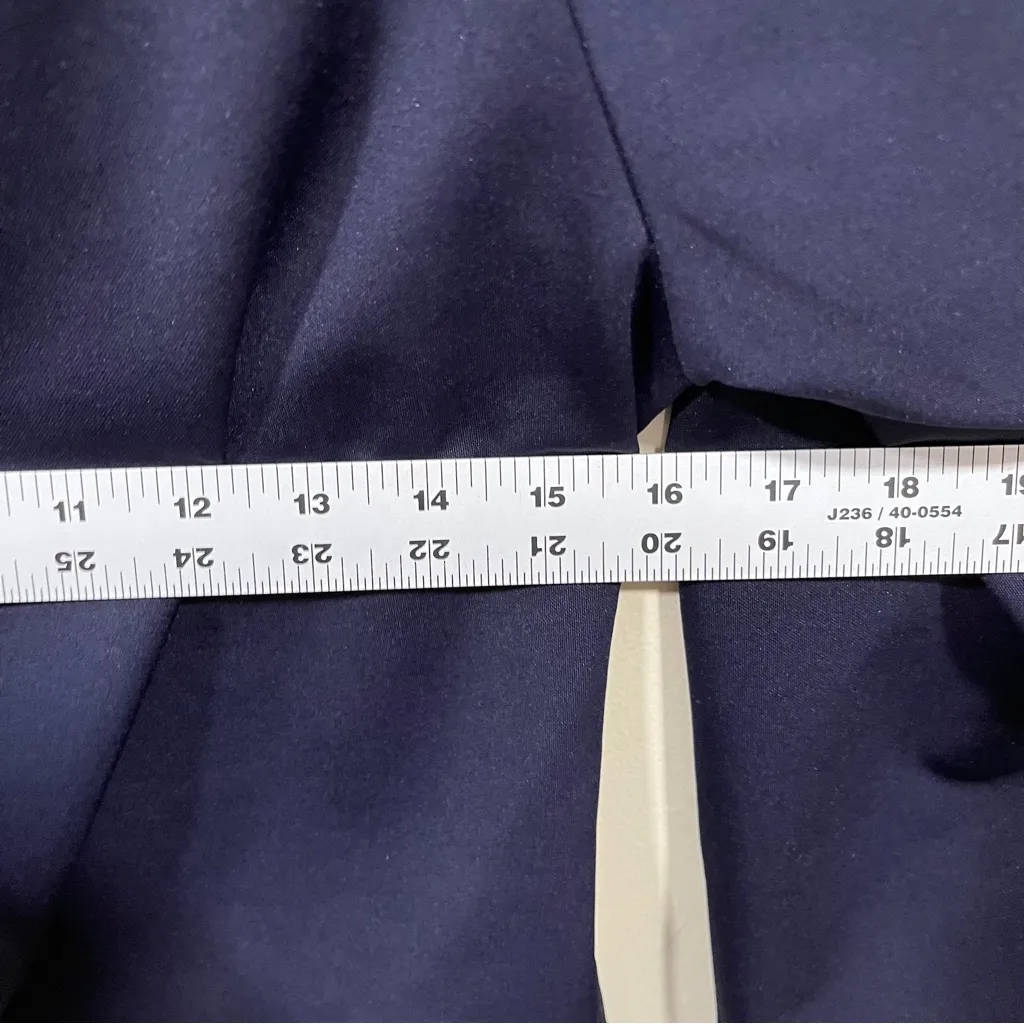 NWT line and dot NUULY Lennon Long Sleeve Top navy long sleeve blouse womens M - Image 5