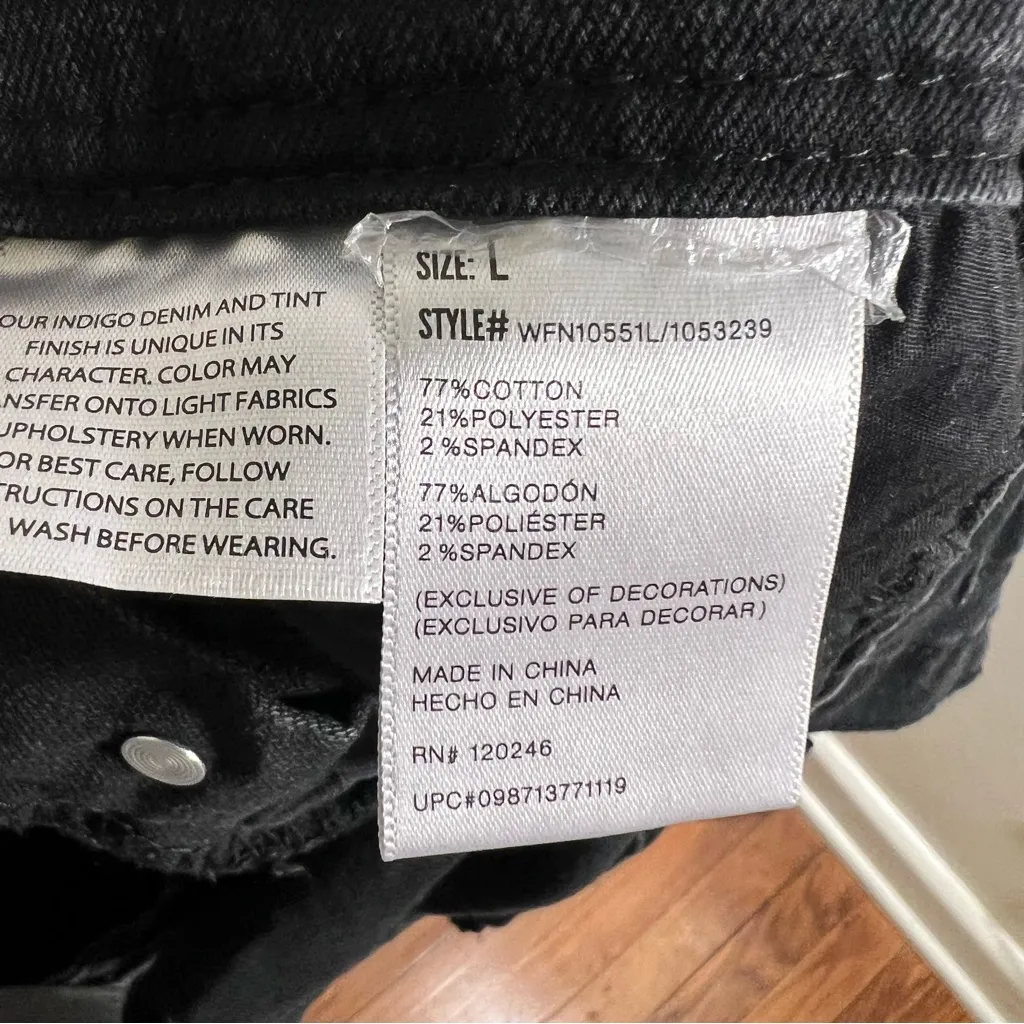 Wallflower Overall Shorts Shortalls Black Tomboy L Size L - Image 12