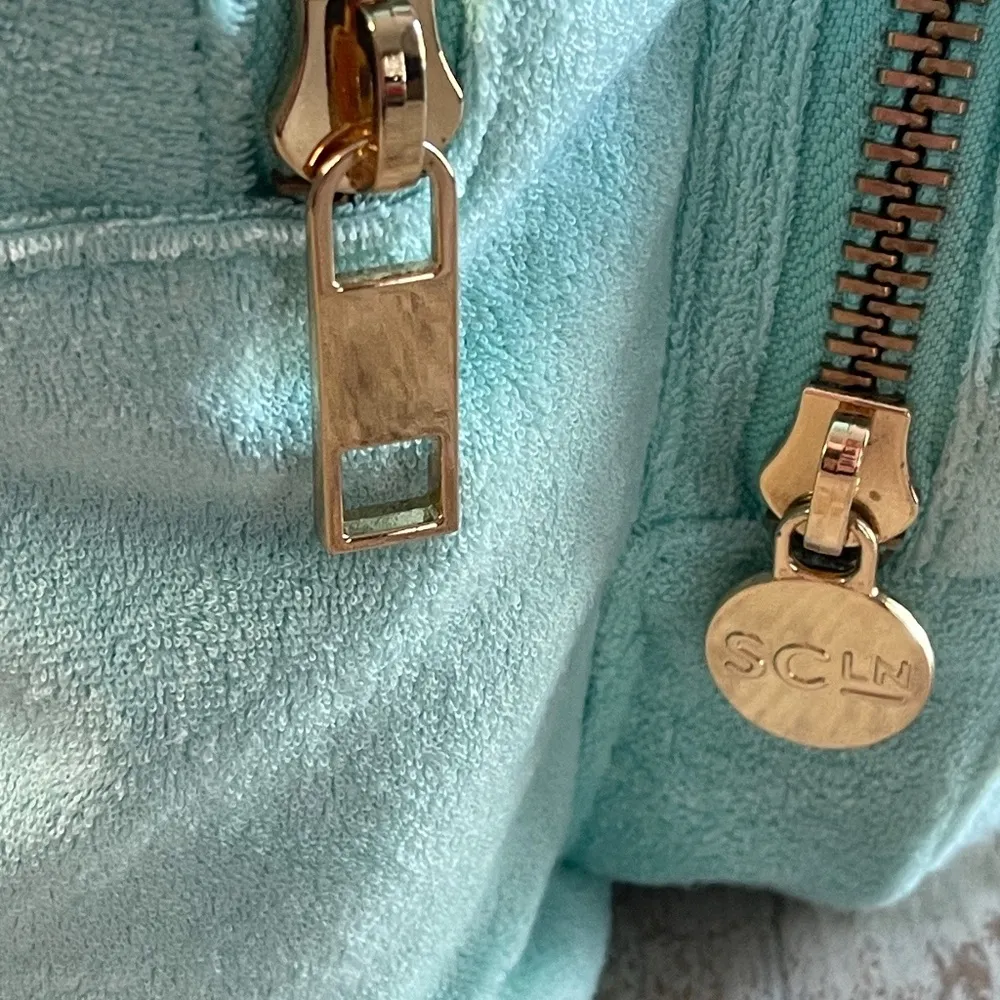 NWT x Target Mint Green Terry Backpack Full Size Beach Pool - Image 5