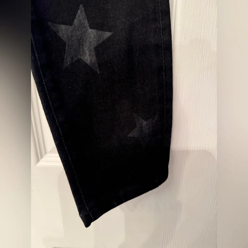 Current Elliott High Stars Waist Stiletto Women’s Black Jeans Size 27 - Image 9
