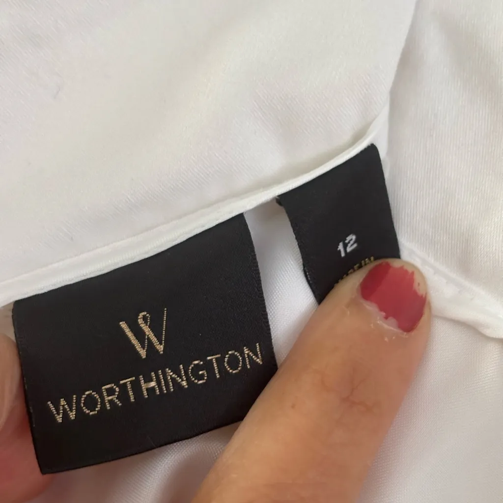 Worthington Elegant White Pencil Skirt - Image 5