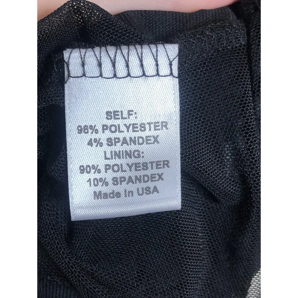 Peyton Jensen Black Spacedye Spaced Out Mini Dress Career Casual Sz XS - Image 4