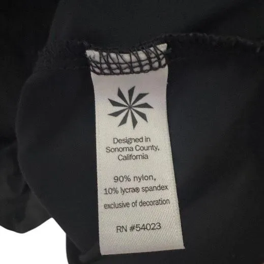 Athleta Dark Grey Draped Back Sleeveless Top Size S - Image 4