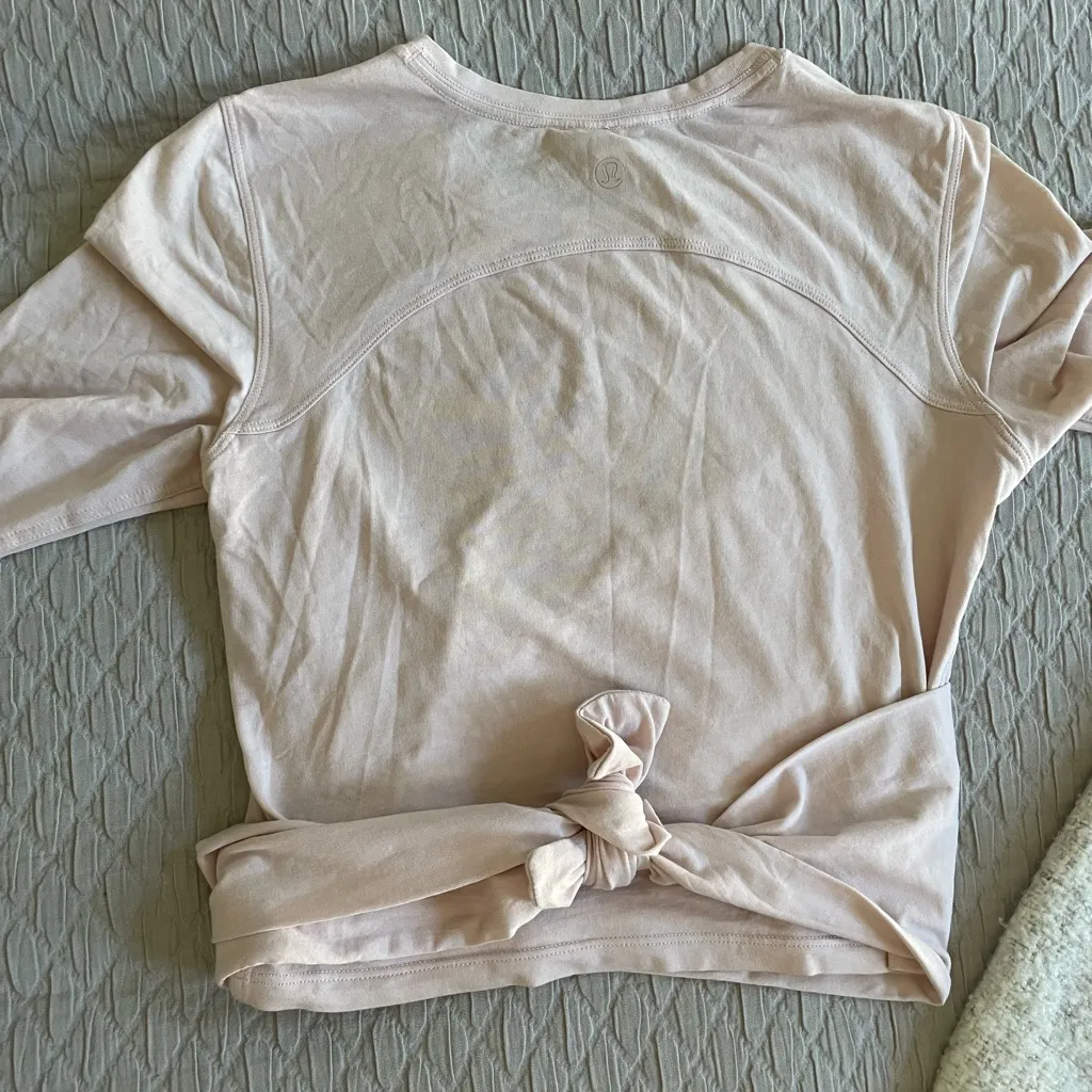 Lululemon Athletica Blush Wrap Long Sleeve Top Gather and Grow Long Sleeve - Image 5