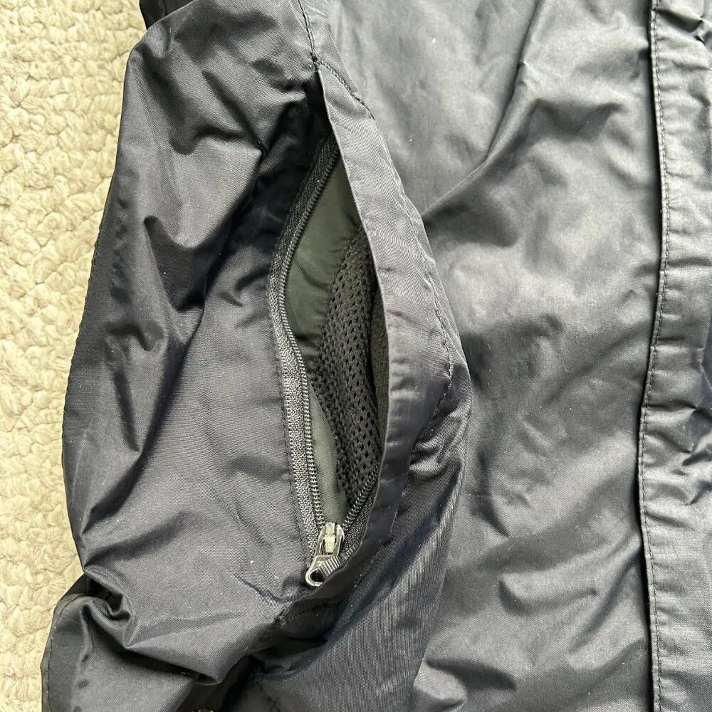 Columbia black jacket lightweight hooded windbreaker women size XS - Image 2