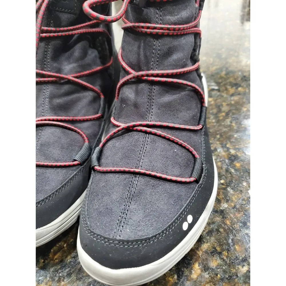 Ryka Alyssa Black Women's Water Resistant Soft Faux Fur Ankle Boots Size 9.5 M - Image 4