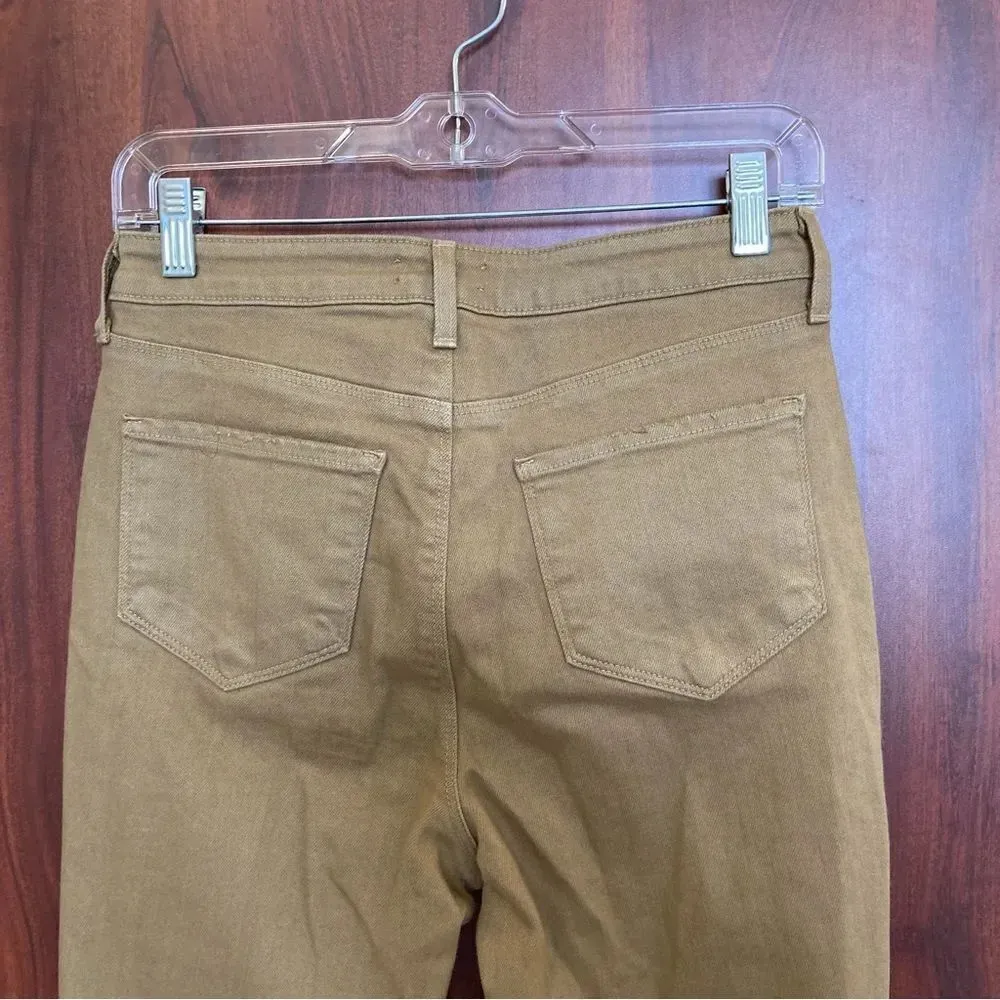 L'AGENCE High Line High Rise Skinny Destroyed Jeans in Sahara Size 26 - Image 8