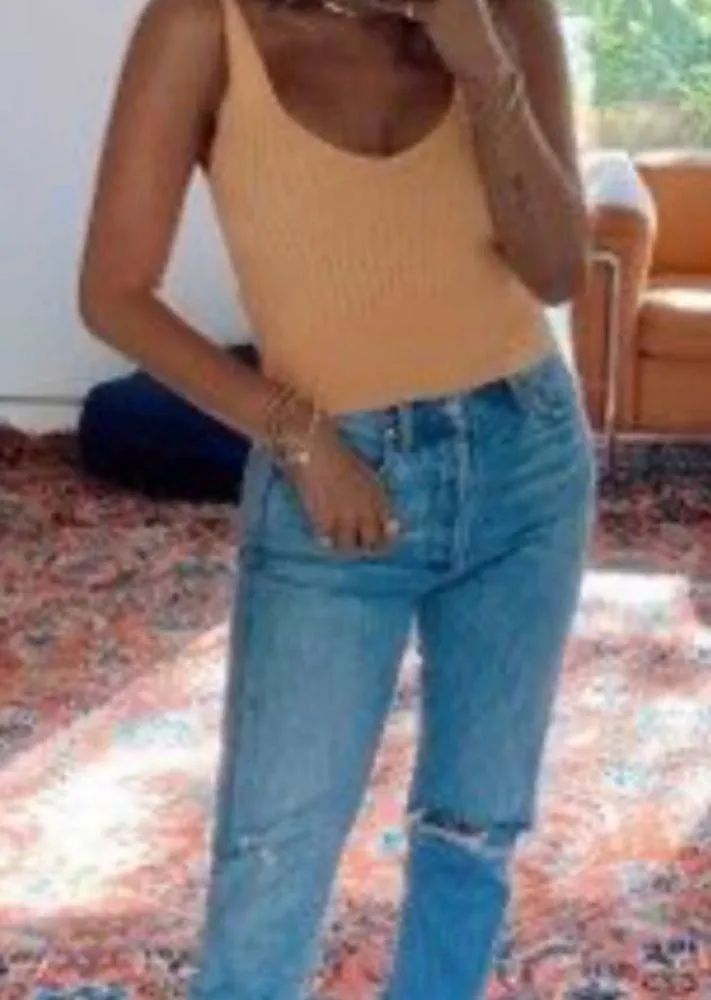 LINE & Dot Lynn Sweater Tank in Orange Size M NWT - Image 3