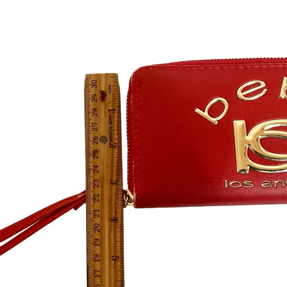 NWOT Bebe Kayla Zip Around Wallet, Ruby Red - Image 9