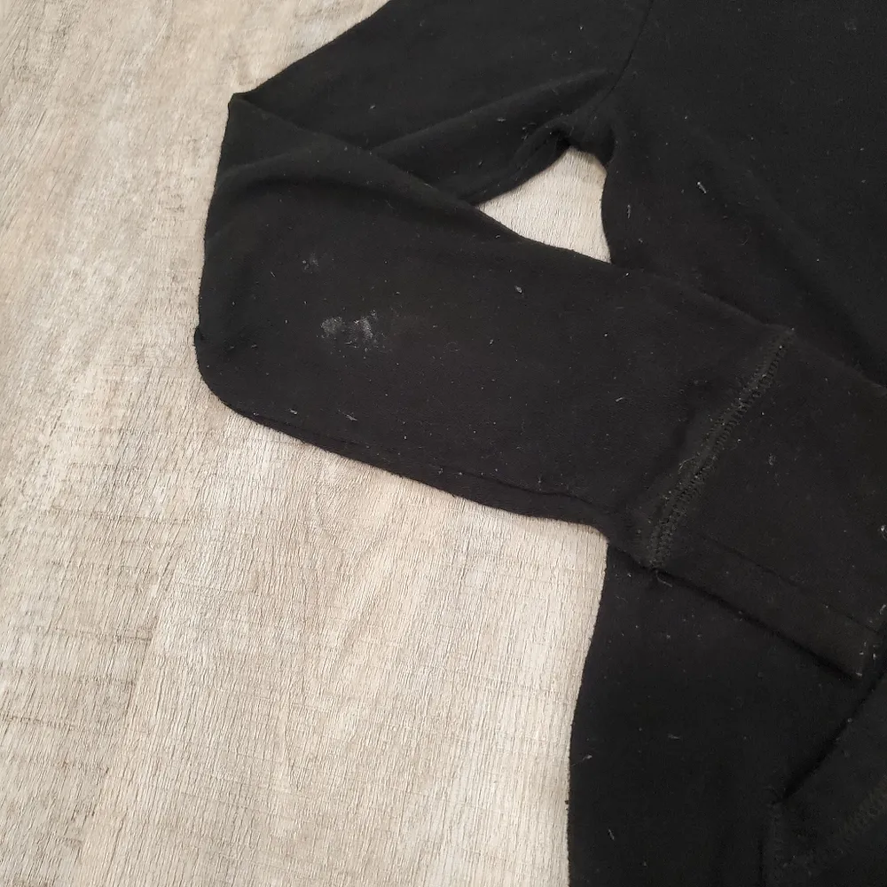 Vans Off The Wall Black Pullover Sweatshirt Size XS - Image 6