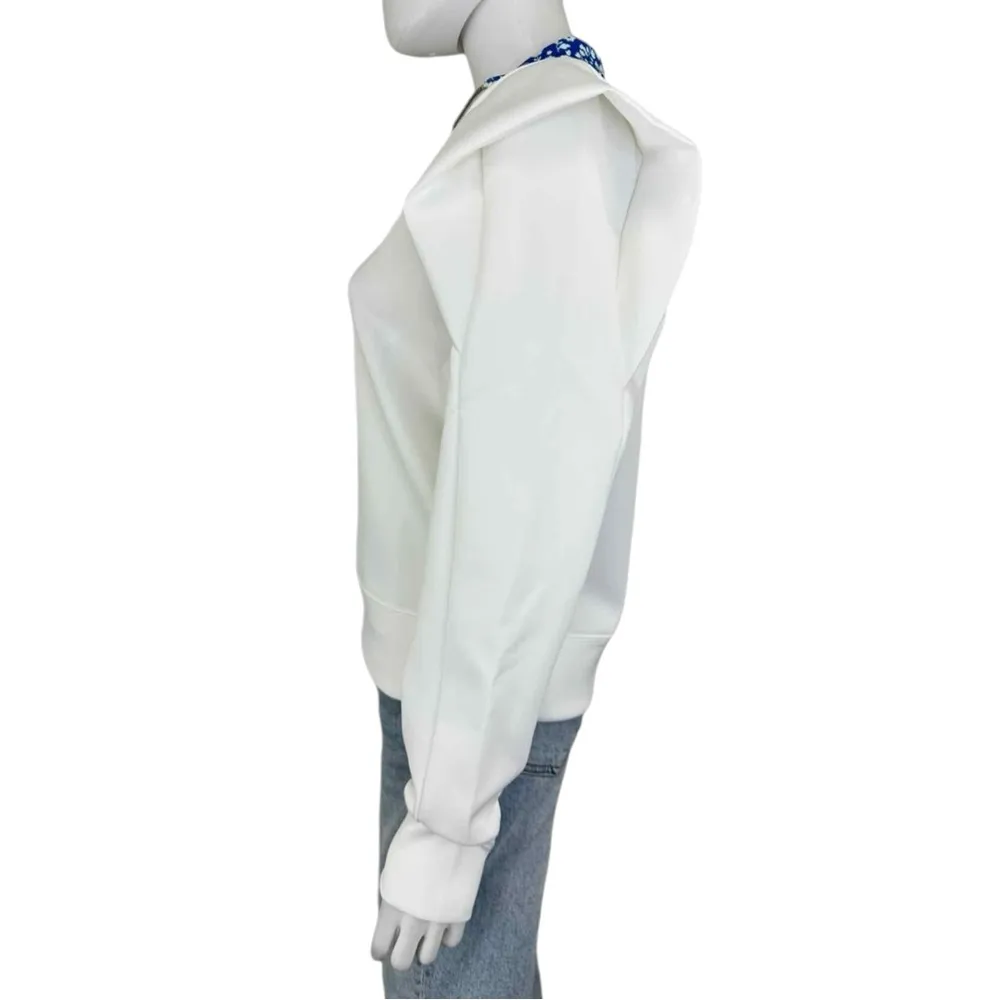 Addison Bay White Zip Up Pullover Size XS - Image 2