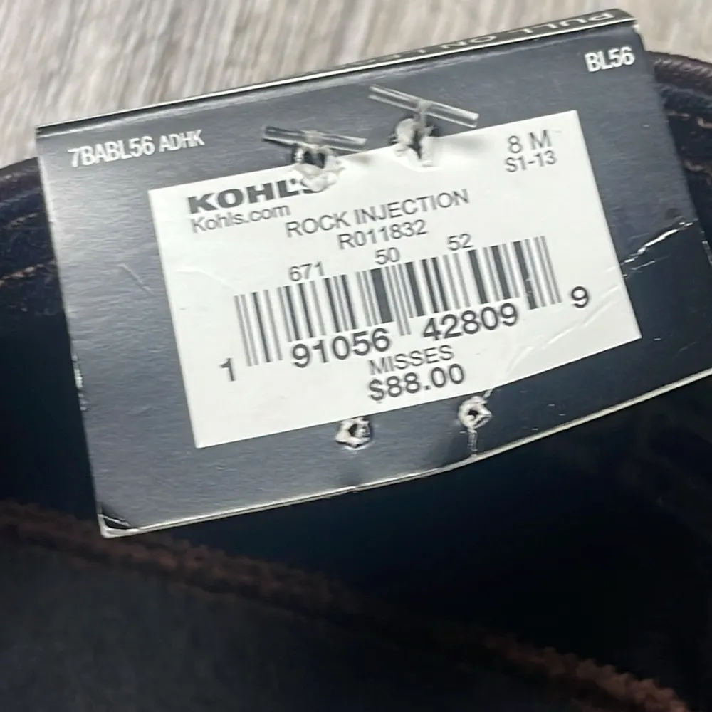 Rock & Republic Slimming Denim Coated Leggings Size 8 Medium - Image 14