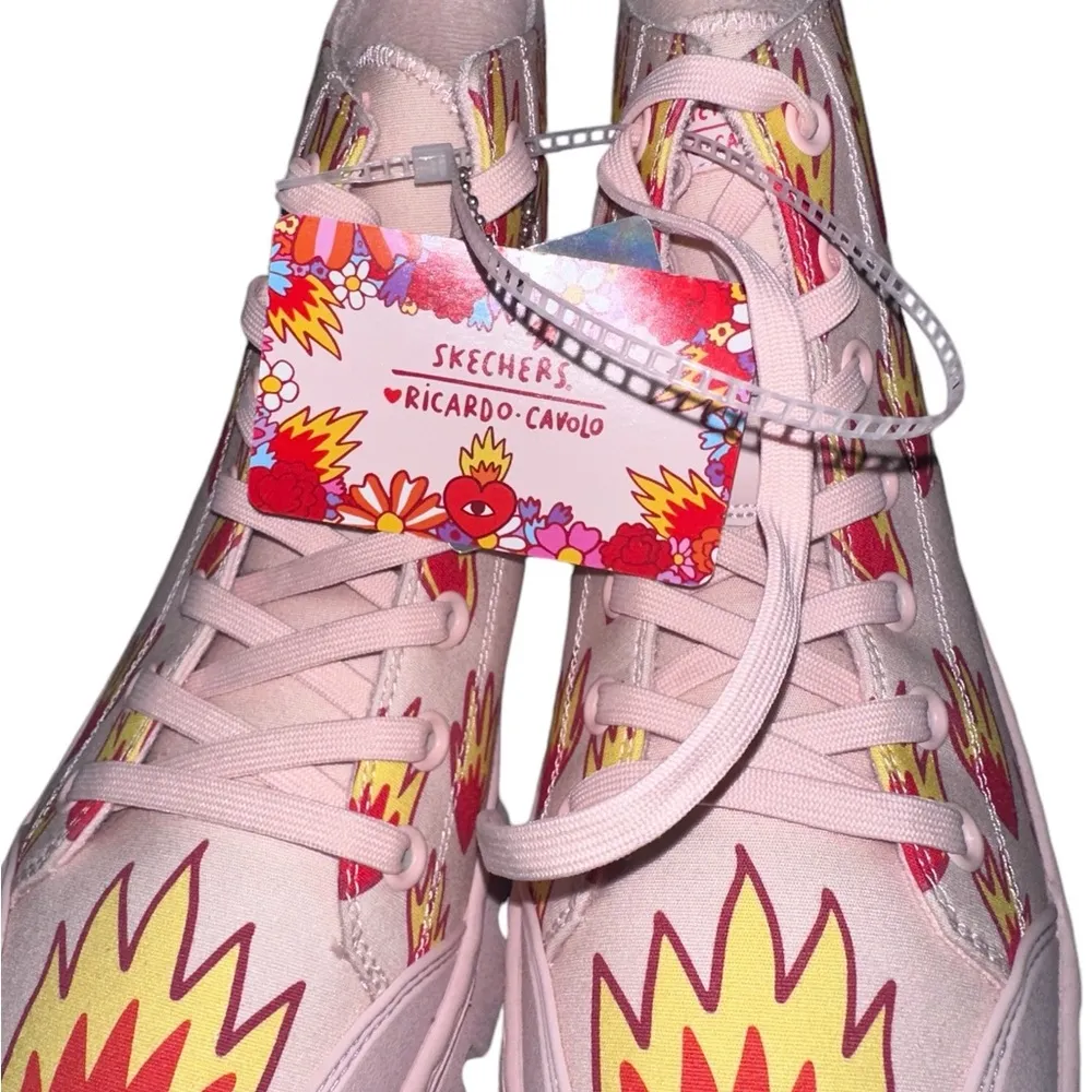 NWT Skechers Women's Ricardo Cavolo: Roadies Surge - Tiny Flames Boots - Image 8