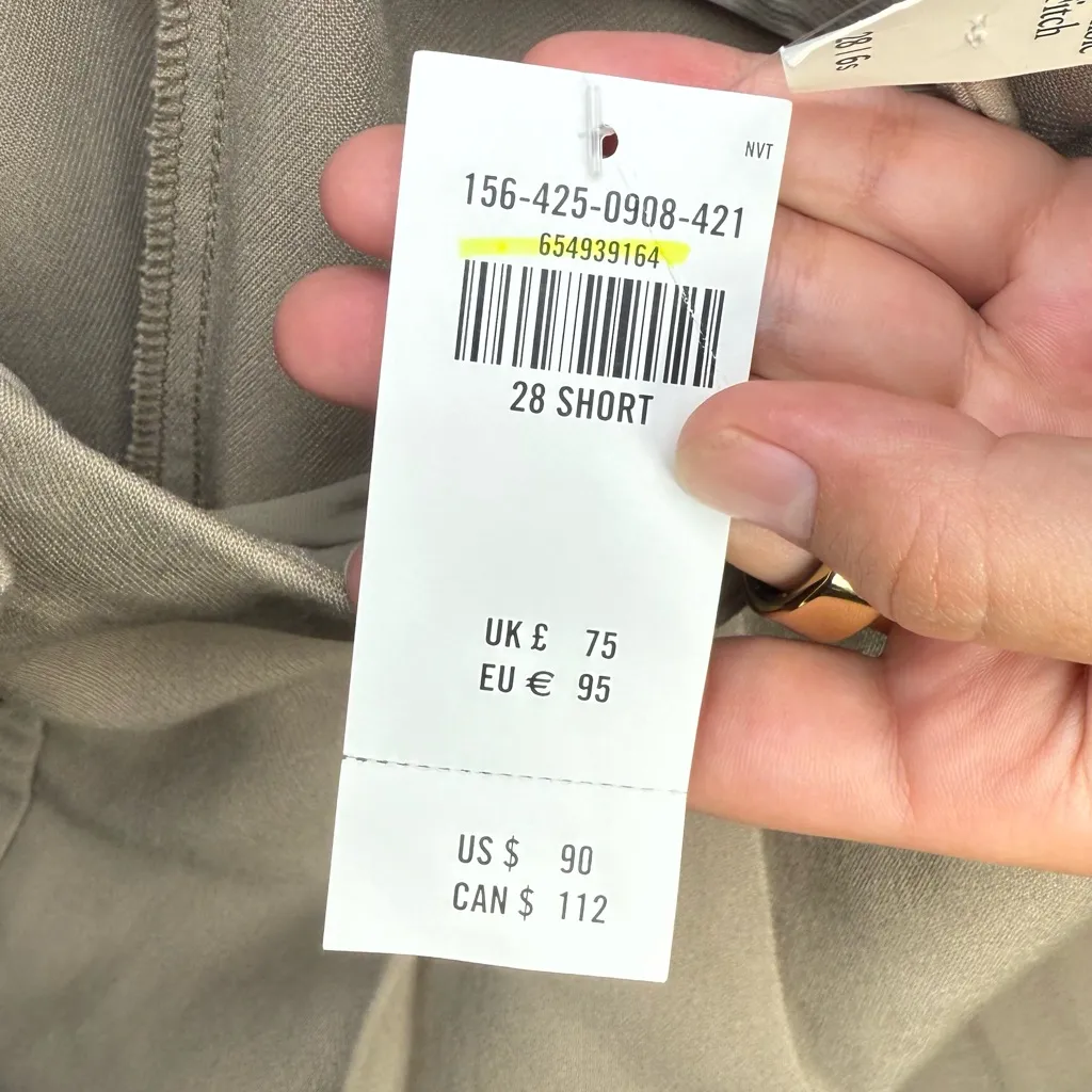 NWT Abercrombie & Fitch Wide Leg Trousers 27" - Image 7