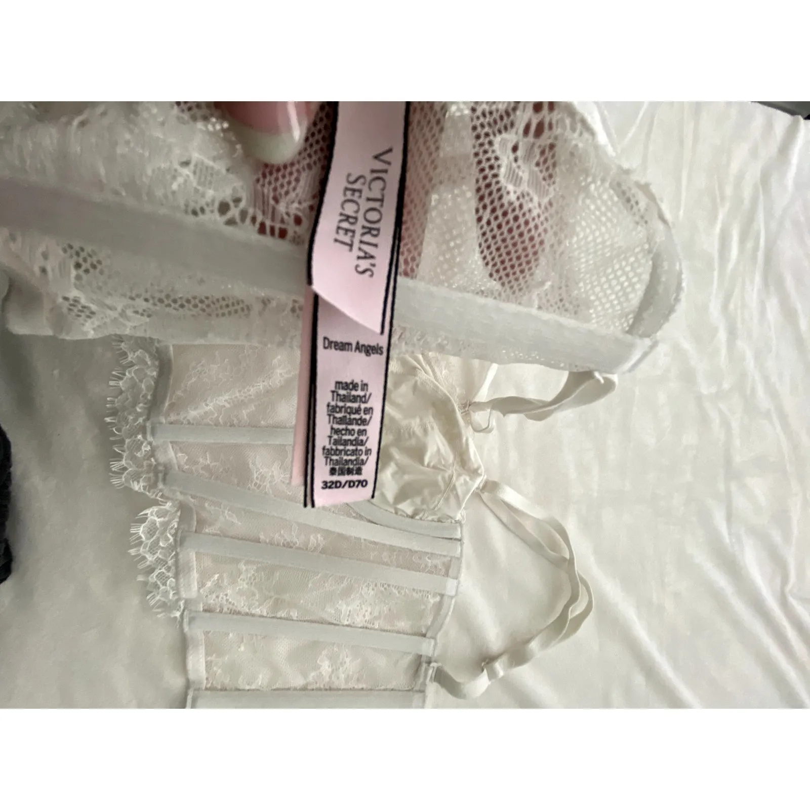 Victoria Secret Lace Corset Bra Top Size 32D - Image 6