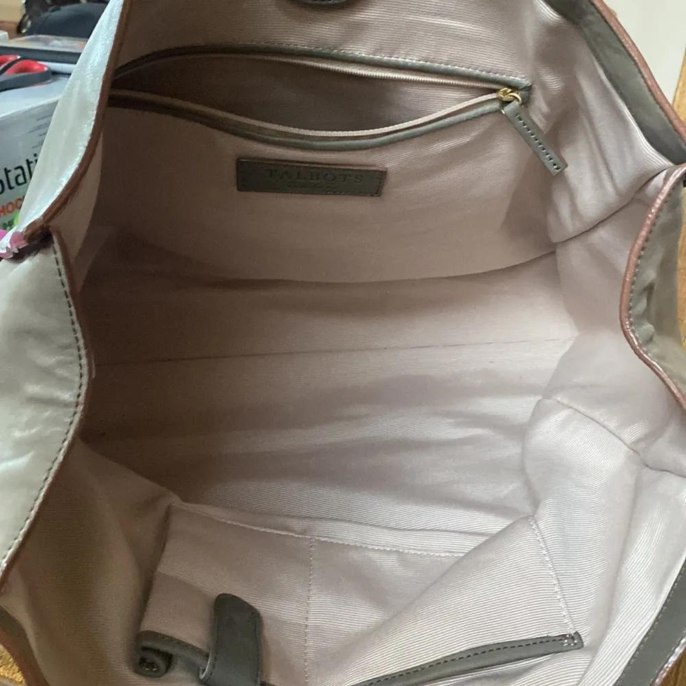 Talbots Leather Bag - Image 6