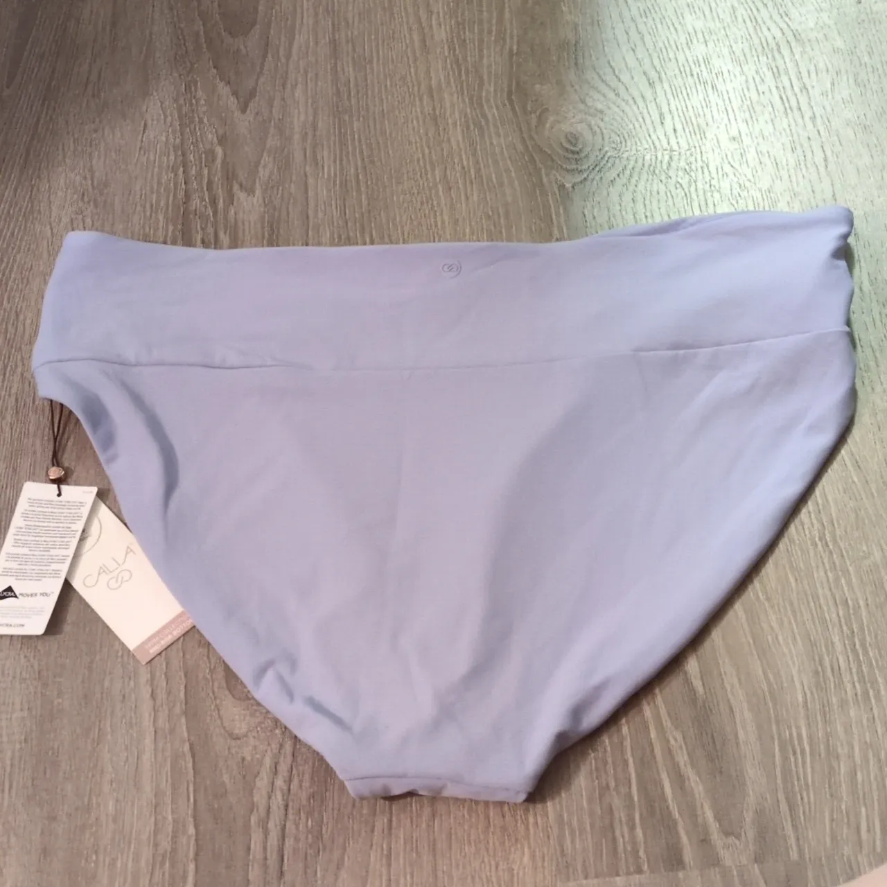 Calia Pero Dusk Mid Rise Shirred V Front Swim Bottoms Size XXL Purple - Image 5