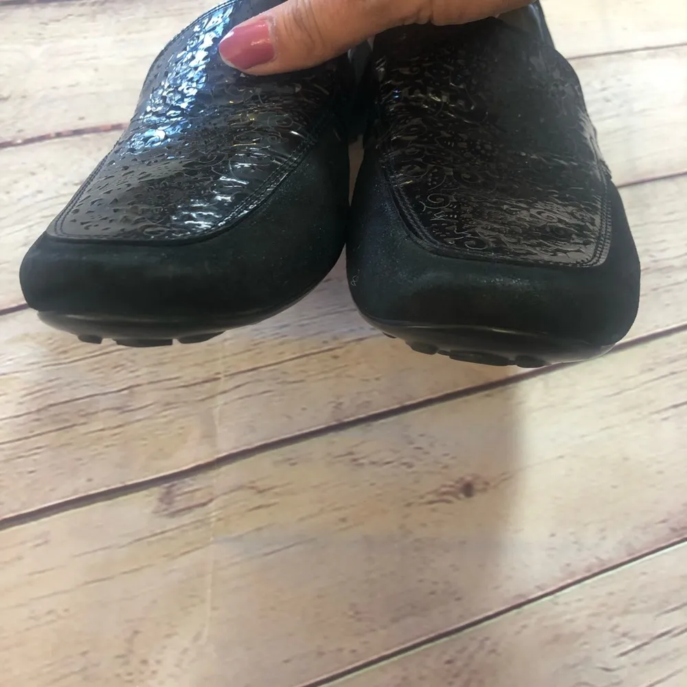 Meucci Black Loafers Size 7.5 - Image 7