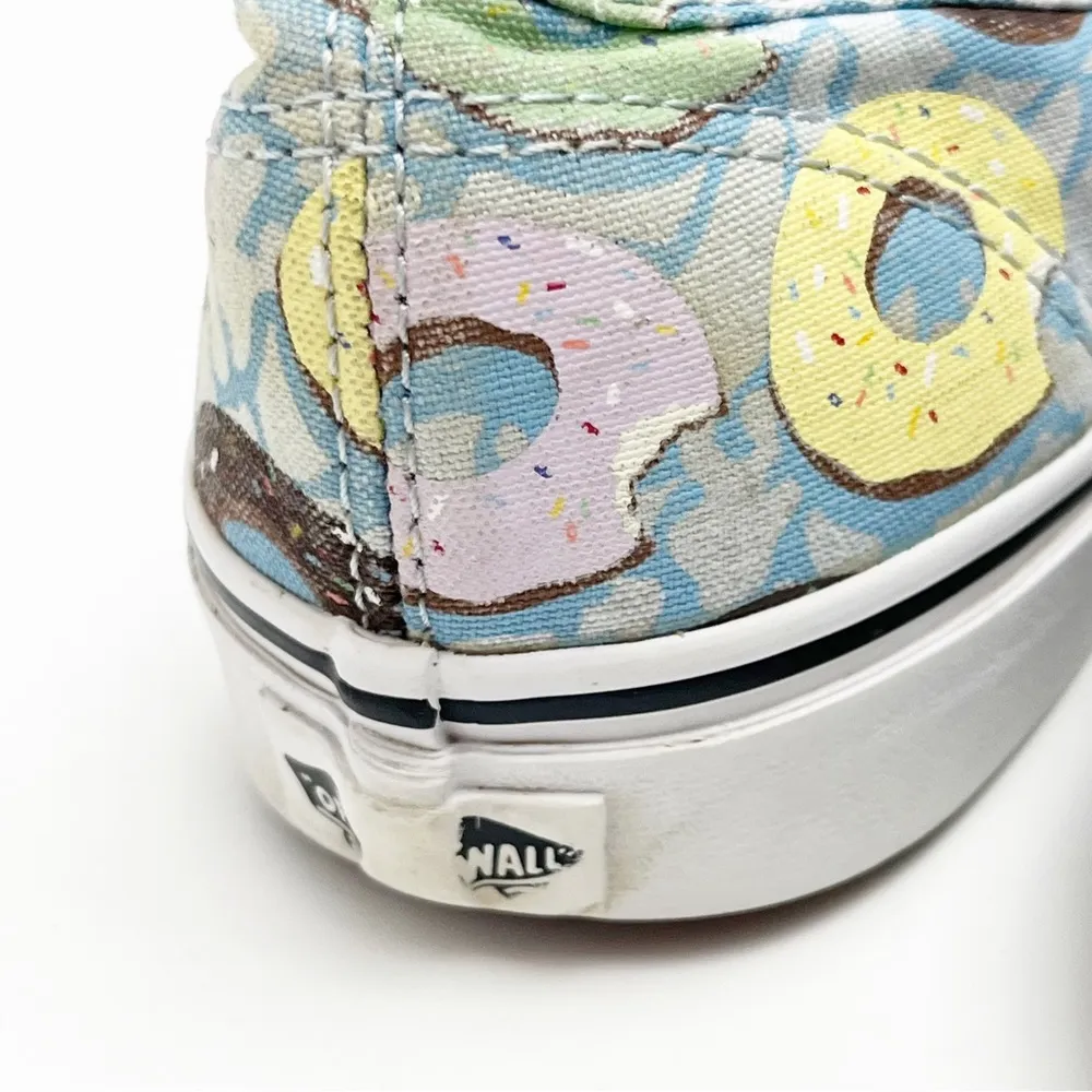 VANS Late Night Donut Print Skateboard Low Top Lace Up Sneakers, Size 8 - Image 6