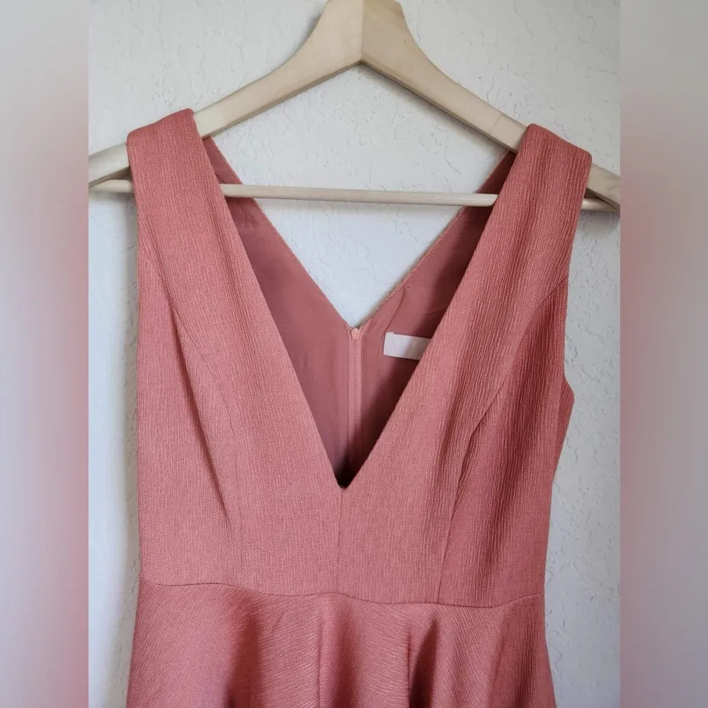 Keepsake the Label Begin Again Peach Pink Dress Size small - Image 6