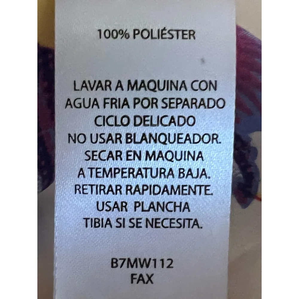 Harlow & Rose Women's Blooms‎ & Leaves White Multi Ruffled Sleeves Blouse Size M Size M - Image 5