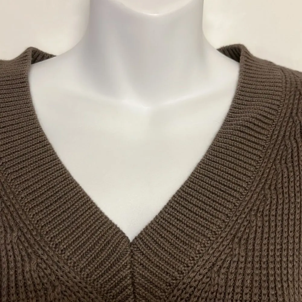 Athleta Repreve Teton V-neck Relaxed Sweater- Small - Image 7