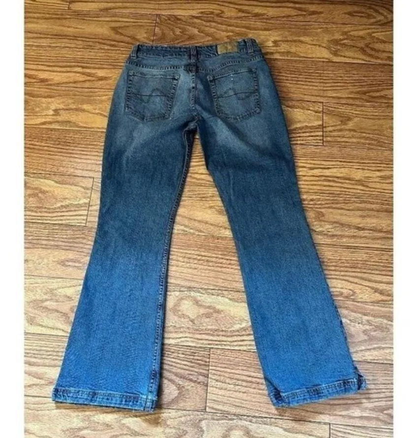 Maurices Jeans Low Rise Flare Denim Medium Wash Women's  11/12 30x30‎ - Image 2