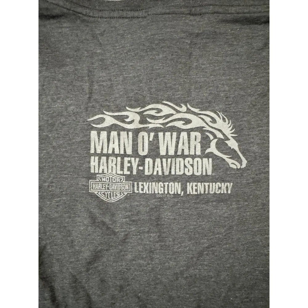 Harley Davidson Tshirt Rare Womans Med Looney Tunes Kitty Gray 2017 Lexington,KY - Image 5