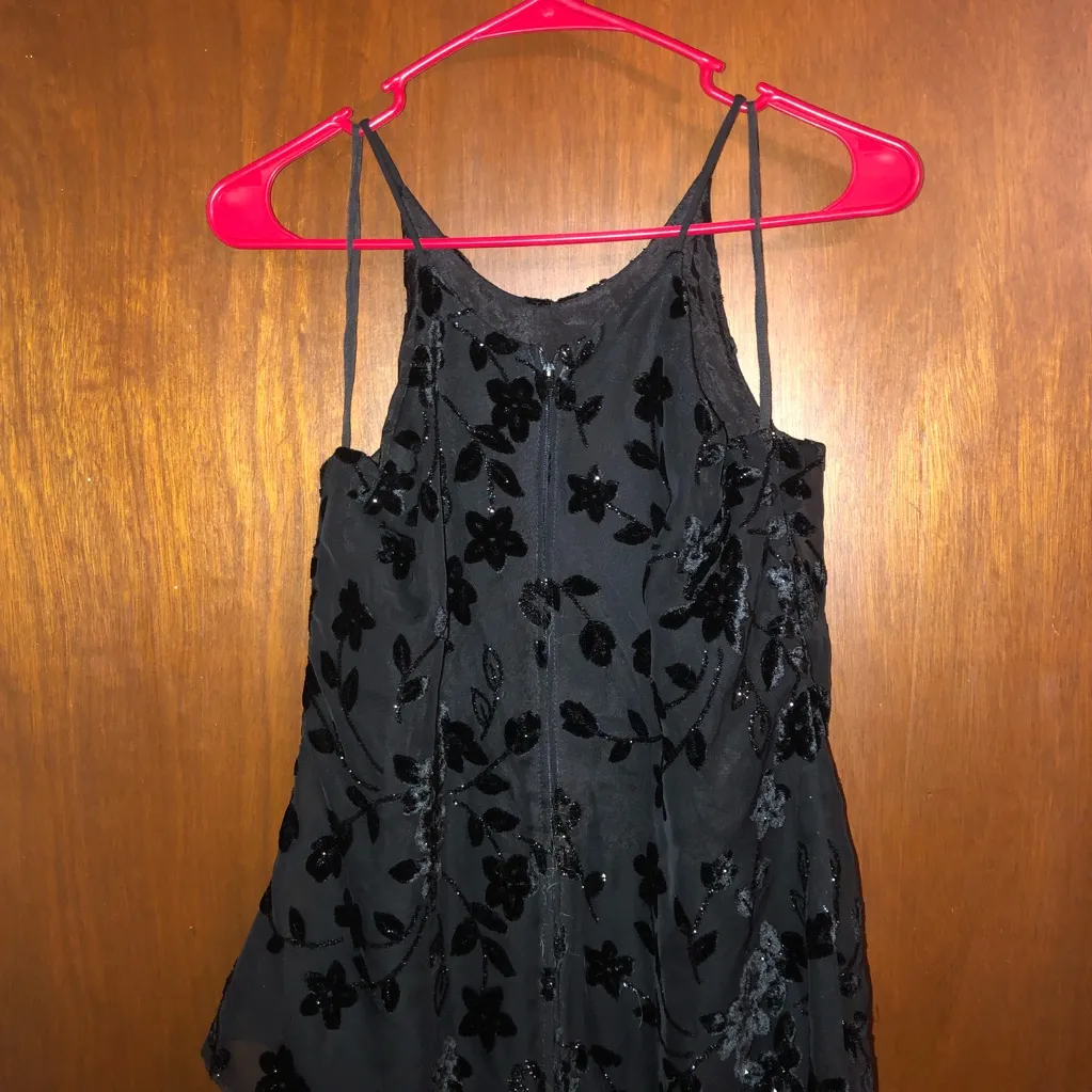 Vintage Onyx Nite By Wendye Chaitlin Formal Chic Jumpsuit Size 10 Black - Image 3