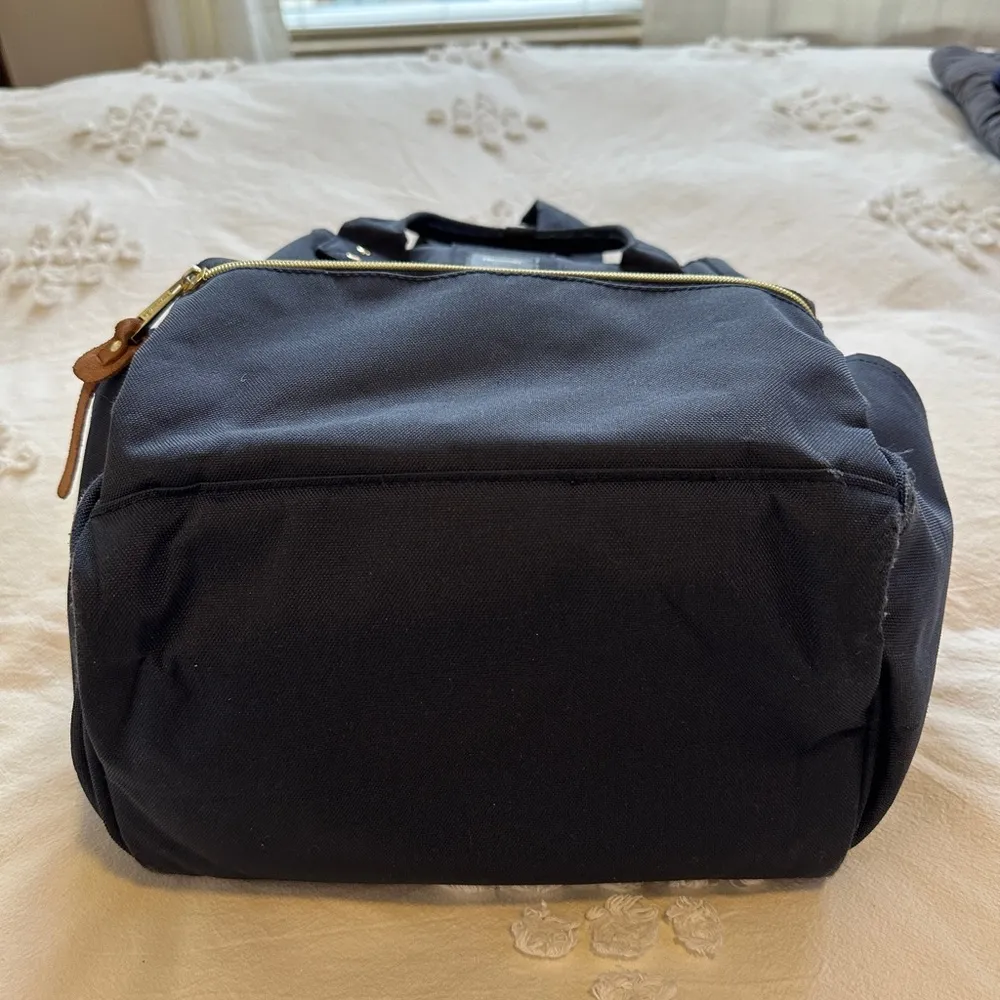 Himawari Laptop Travel Backpack With USB Charging - Navy - Large - Image 11