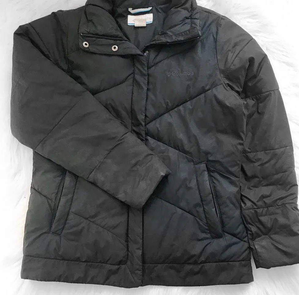 Columbia Black Puffer Jacket - Image 2