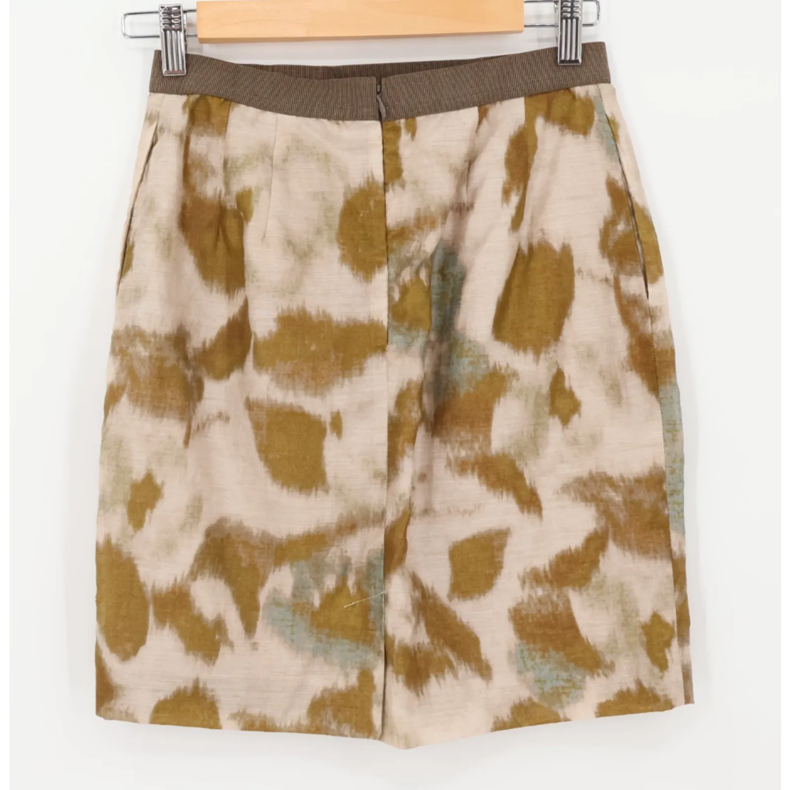 Ann Taylor LOFT Mini Skirt Abstract Petite Urban Office Siren Pencil Size‎ 0P - Image 3