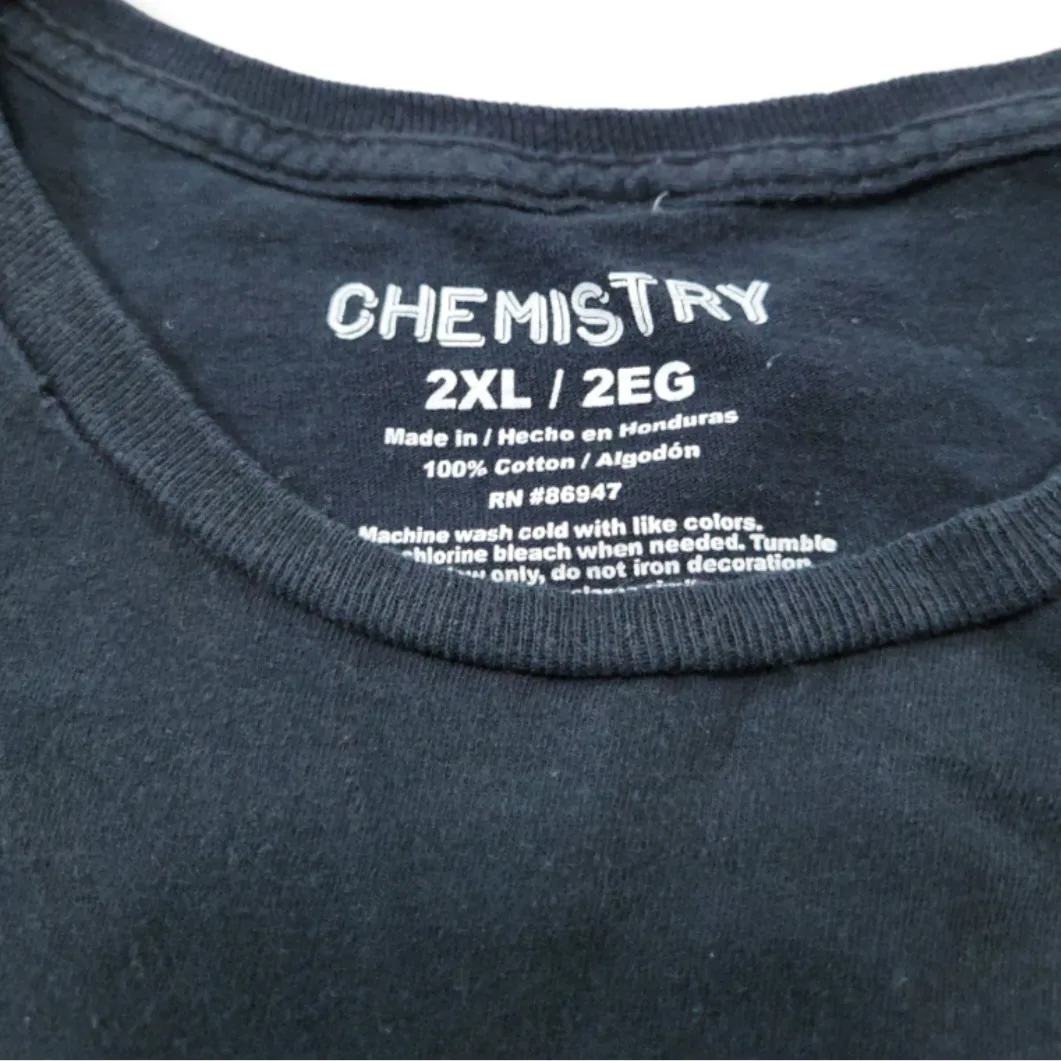 Tupac Poetic Justice Shirt Size 2XL By Chemistry 2 Pac Graphic Print Shirt Black Unisex T-shirt  - Image 6