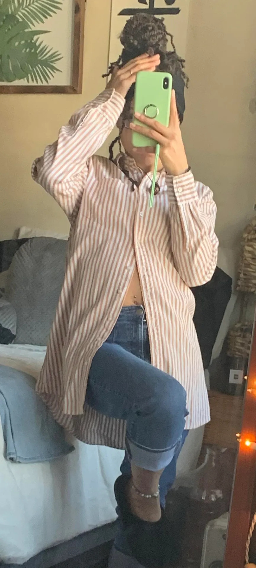 Aerie Button Up Top - Image 2