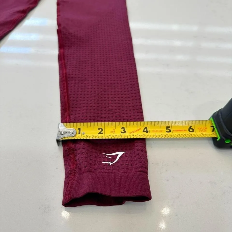 Gymshark Vital Seamless 2.0 Leggings Womens XS Magenta Pink Gym - Image 6